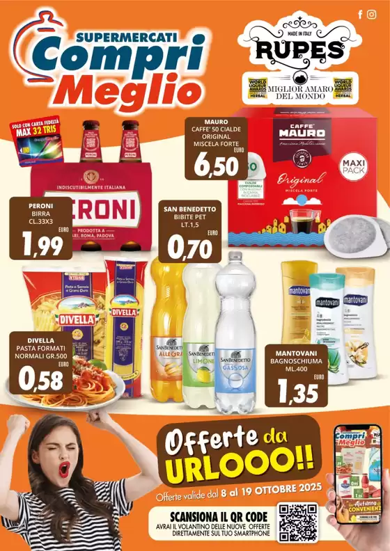 Volantino Compri Meglio a Treviolo | Offerte da urlooo!! | 2025-10-08T00:00:00.000Z - 2025-10-19T00:00:00.000Z