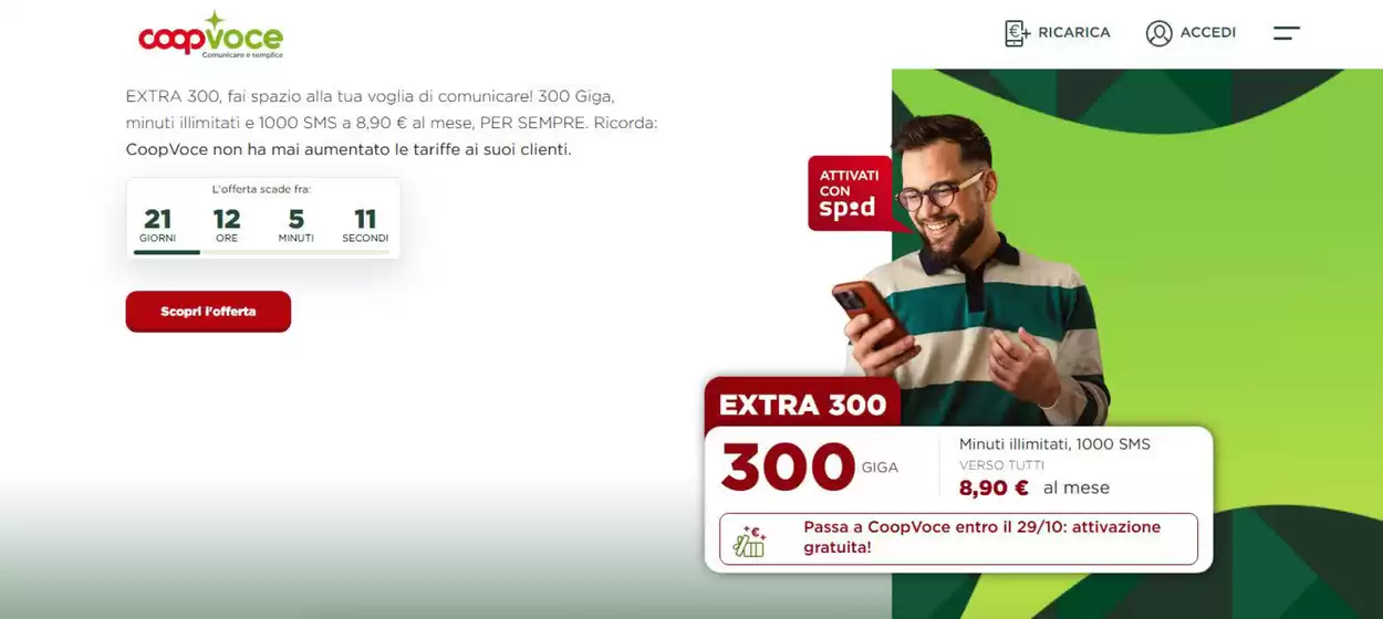 Volantino CoopVoce a Leonessa | Extra 300 | 2025-10-08T00:00:00.000Z - 2025-10-29T00:00:00.000Z