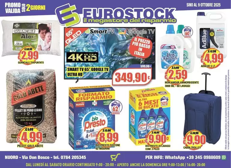 Volantino Eurostock a Cesa | Sino al 9 ottobre 2025 | 2025-10-08T00:00:00.000Z - 2025-10-09T00:00:00.000Z