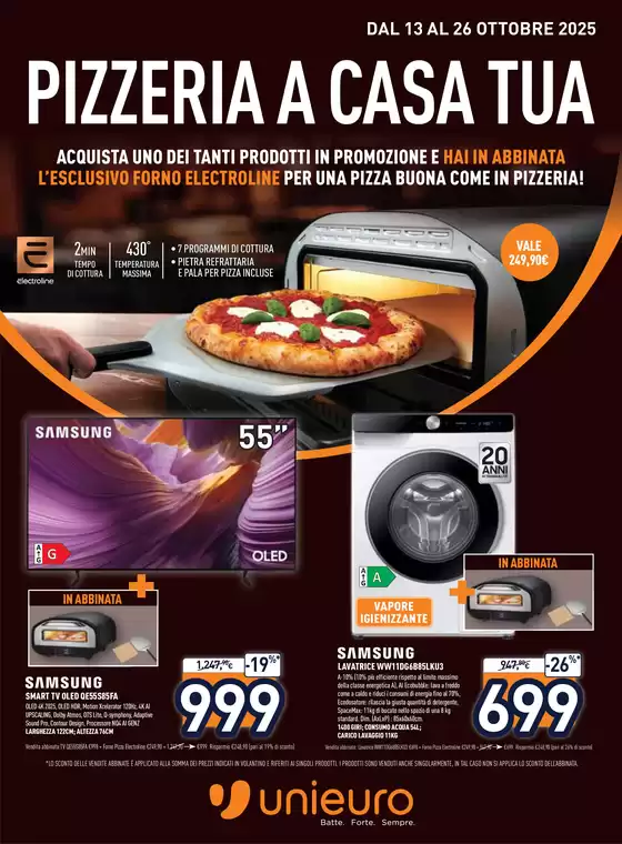 Volantino Unieuro a Genova | Pizzeria a casa tua con Unieuro! | 2025-10-13T00:00:00.000Z - 2025-10-26T00:00:00.000Z