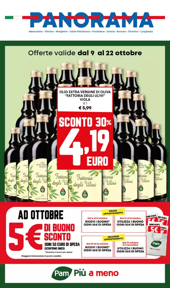 Offerte valide dal 9 al 22 Ottobre