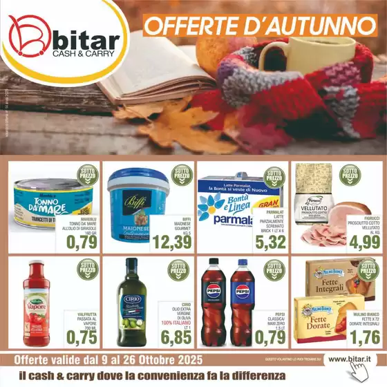 Volantino Bitar a Spresiano | Offerte d'autunno | 2025-10-09T00:00:00.000Z - 2025-10-26T00:00:00.000Z