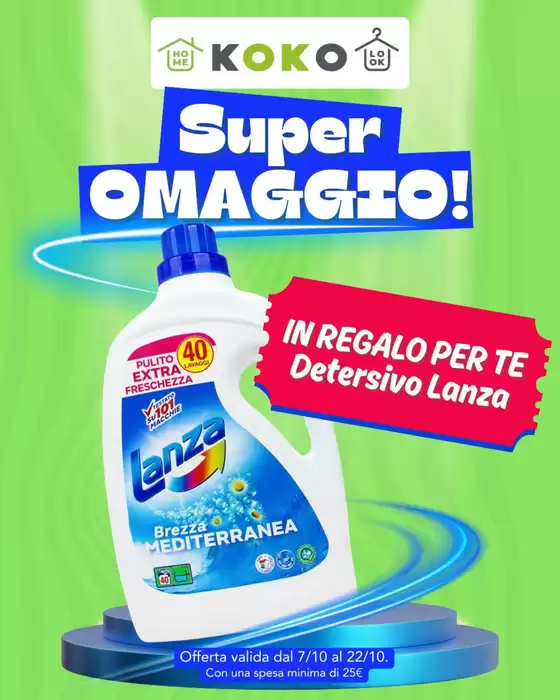 Volantino KOKO Emporio a Borgosatollo | Super omaggio! | 2025-10-09T00:00:00.000Z - 2025-10-22T00:00:00.000Z