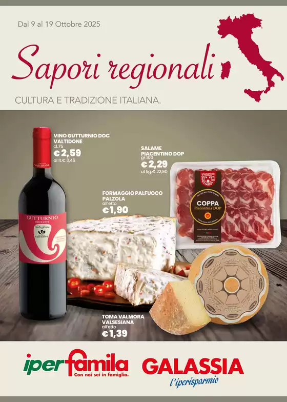 Volantino Iperfamila a Spresiano | Sapori regionali | 2025-10-09T00:00:00.000Z - 2025-10-19T00:00:00.000Z
