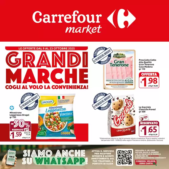 Volantino Carrefour Market a Massa | Grandi marche | 2025-10-09T00:00:00.000Z - 2025-10-23T00:00:00.000Z
