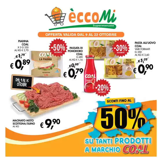 Volantino Eccomi a Bagnoregio | Eccomi Plus | 2025-10-09T00:00:00.000Z - 2025-10-22T00:00:00.000Z
