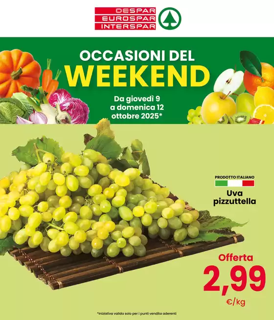Volantino Despar a Assoro | Occasioni del weekend | 2025-10-09T00:00:00.000Z - 2025-10-12T00:00:00.000Z