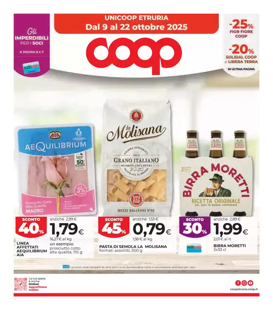 Volantino Coop | Dal 9 al 22 ottobre 2025 | 2025-10-09T00:00:00.000Z - 2025-10-22T00:00:00.000Z