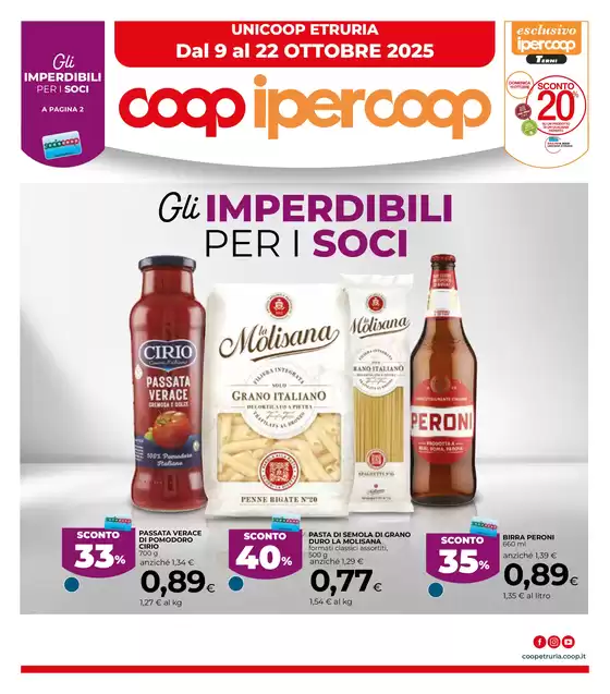 Gli IMPERDIBILI PER I SOCI