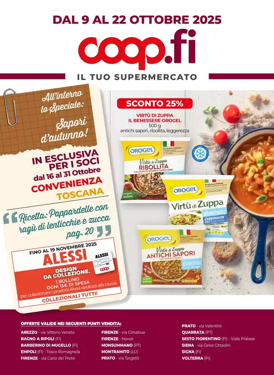 Volantino Coop | DAL 9 AL 22 OTTOBRE 2025 | 2025-10-09T00:00:00.000Z - 2025-10-22T00:00:00.000Z