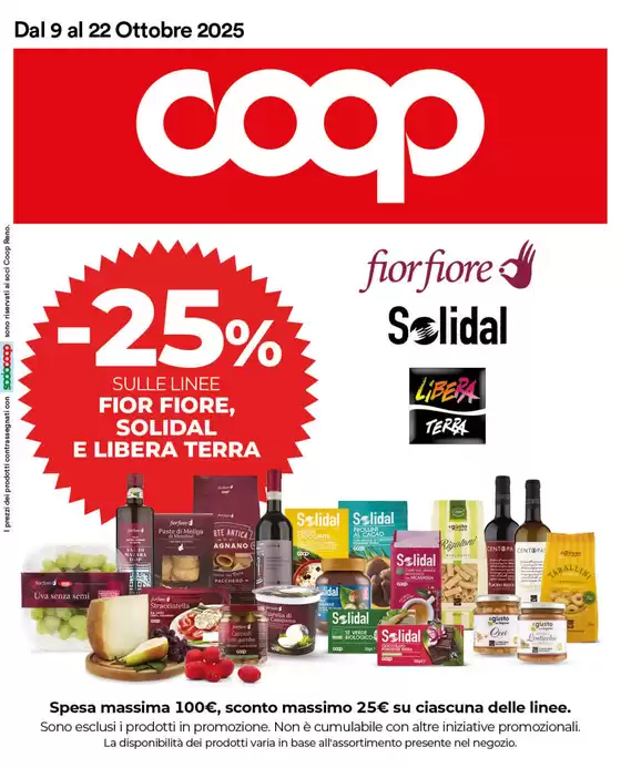 Dal 9 al 22 ottobre 2025