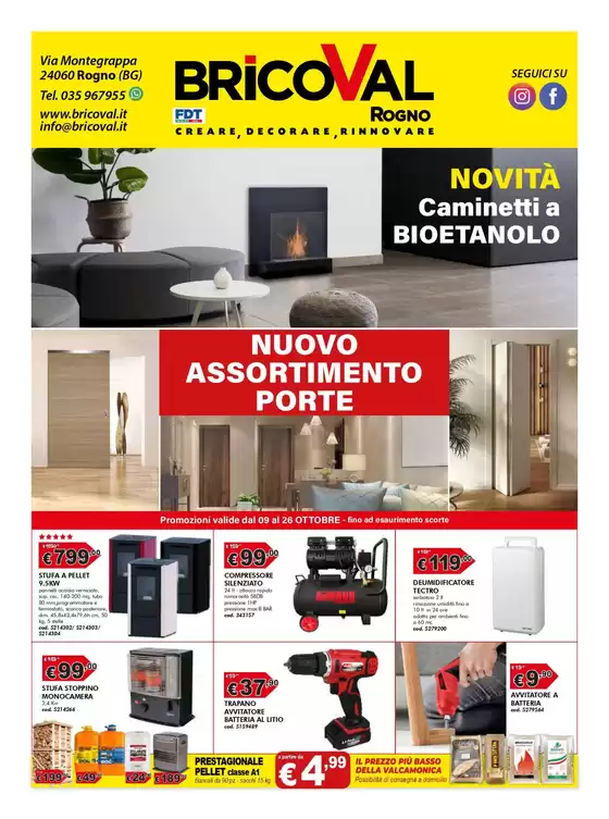 Volantino BricoVal a Caltanissetta | Nuovo assortimento porte | 2025-10-09T00:00:00.000Z - 2025-11-04T00:00:00.000Z