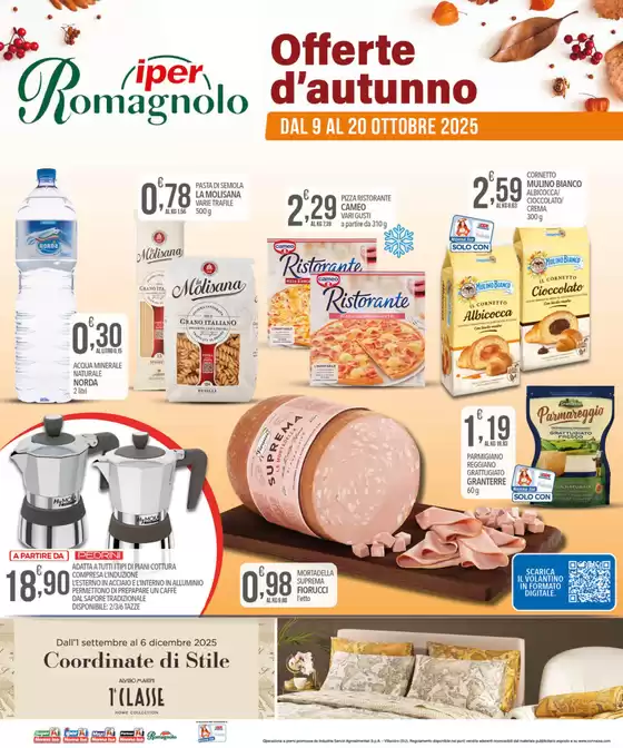 Volantino Iper Romagnolo a Ozieri | Offerte d'autunno | 2025-10-09T00:00:00.000Z - 2025-10-20T00:00:00.000Z