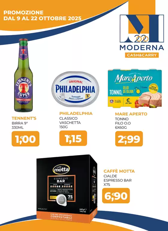 Volantino Moderna Cash a Campobello di Mazara | PROMOZIONE DAL 9 AL 22 OTTOBRE 2025 | 2025-10-09T00:00:00.000Z - 2025-10-22T00:00:00.000Z