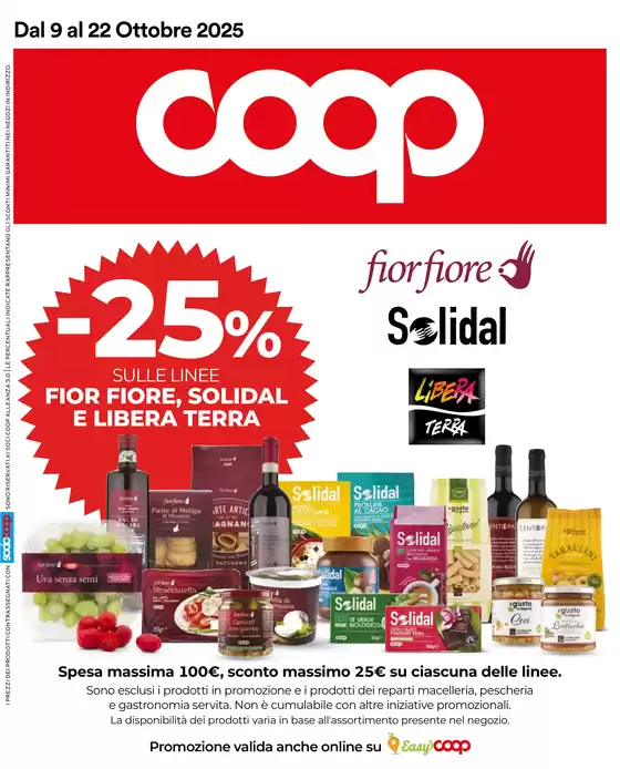 Volantino Coop a Cordovado | Dal 09 al 22 ottobre 2025 | 2025-10-09T00:00:00.000Z - 2025-10-22T00:00:00.000Z