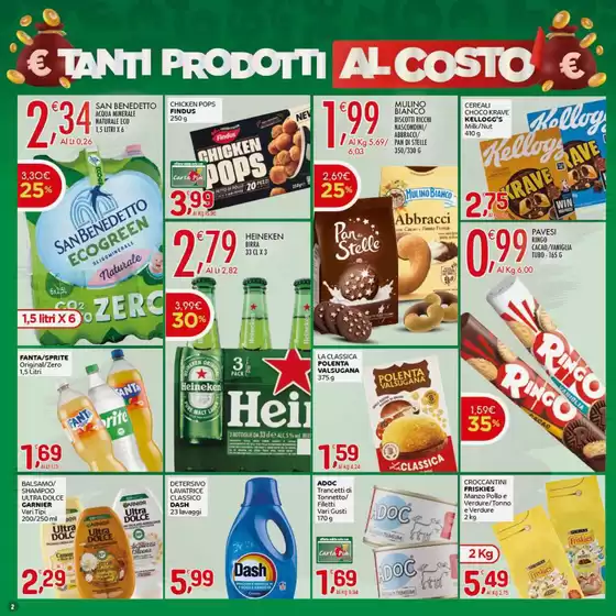 Tanti prodotti al costo