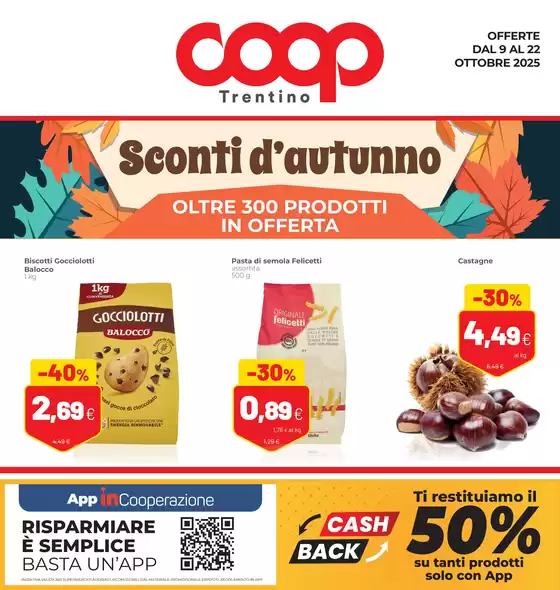 Volantino Coop a Livorno | Sconti d'autunno | 2025-10-09T00:00:00.000Z - 2025-10-22T00:00:00.000Z