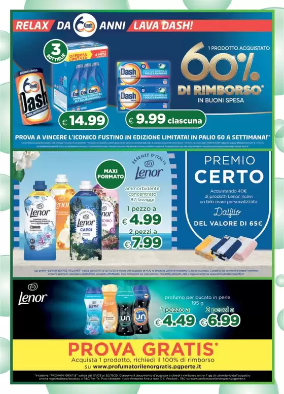 Le offerte nazionali
