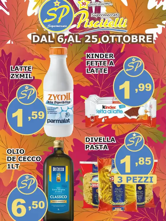 Volantino Supermercato Piscitelli a Castel Volturno | Dal 6 al 25 ottobre 2025 | 2025-10-09T00:00:00.000Z - 2025-10-25T00:00:00.000Z