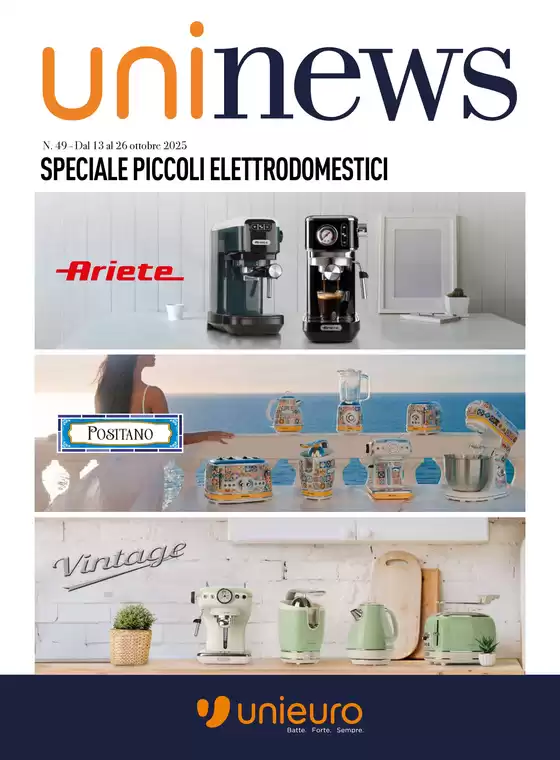 Speciale Piccoli Elettrodomestici da Unieuro!
