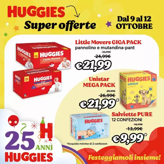Volantino B di Bimbi a Portici | Huggies super offerte | 2025-10-10T00:00:00.000Z - 2025-10-12T00:00:00.000Z