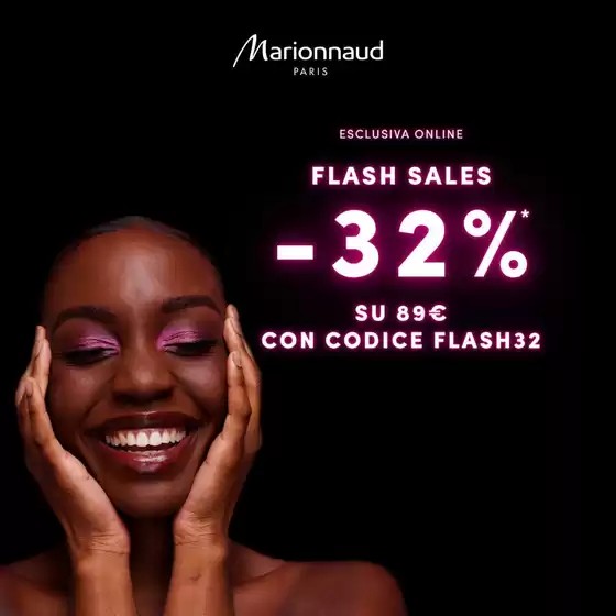 Volantino Marionnaud a Bonate Sopra | Flash sales -32% | 2025-10-10T00:00:00.000Z - 2025-10-19T00:00:00.000Z