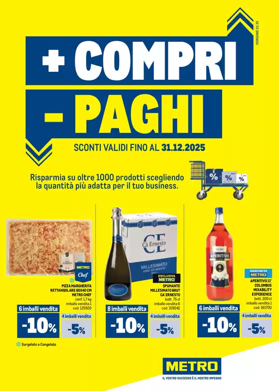 Volantino Metro | + Compri - Paghi  | 2025-10-10T00:00:00.000Z - 2025-12-31T00:00:00.000Z