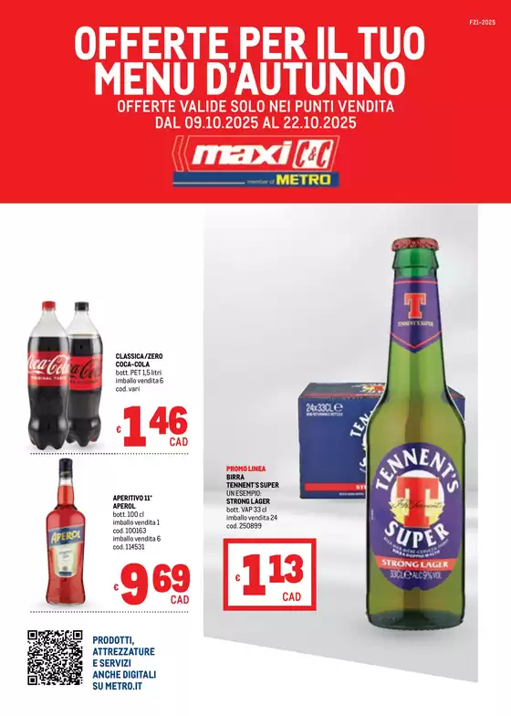 Volantino Metro | Offerte Menù d'Autunno - MAXI | 2025-10-10T00:00:00.000Z - 2025-10-22T00:00:00.000Z