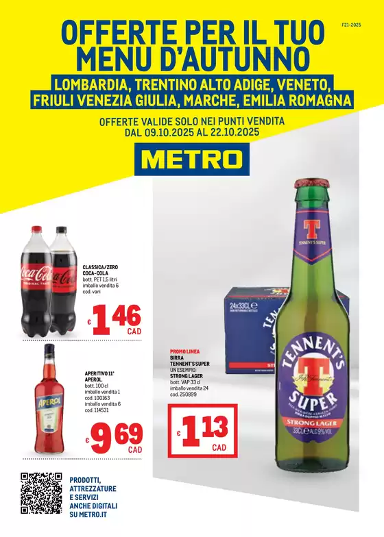 Volantino Metro a Alvignano | Offerte Menù d'Autunno - Area 1 | 2025-10-10T00:00:00.000Z - 2025-10-22T00:00:00.000Z