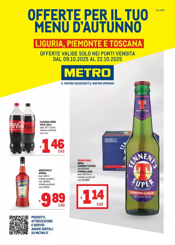 Volantino Metro a Alvignano | Offerte Menù d'Autunno - Area 2 | 2025-10-10T00:00:00.000Z - 2025-10-22T00:00:00.000Z