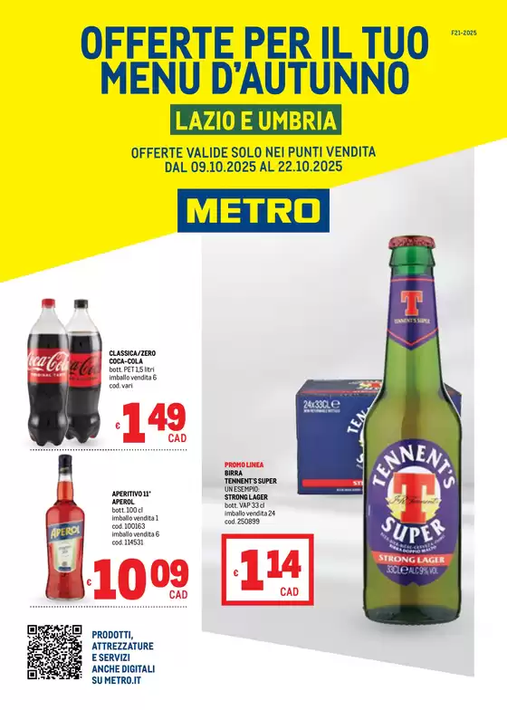 Volantino Metro a Alvignano | Offerte Menù d'Autunno - Area 3 | 2025-10-10T00:00:00.000Z - 2025-10-22T00:00:00.000Z