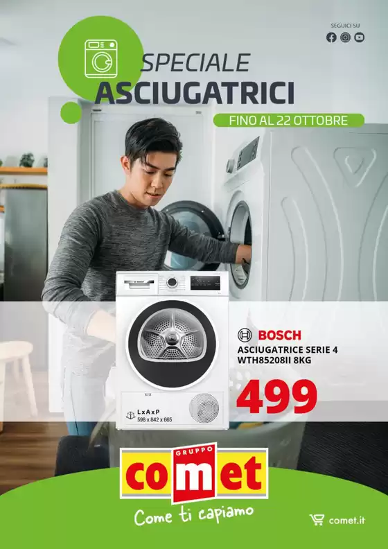 Volantino Comet a Lodi | Speciale Asciugatrici da Comet! | 2025-10-10T00:00:00.000Z - 2025-10-22T00:00:00.000Z