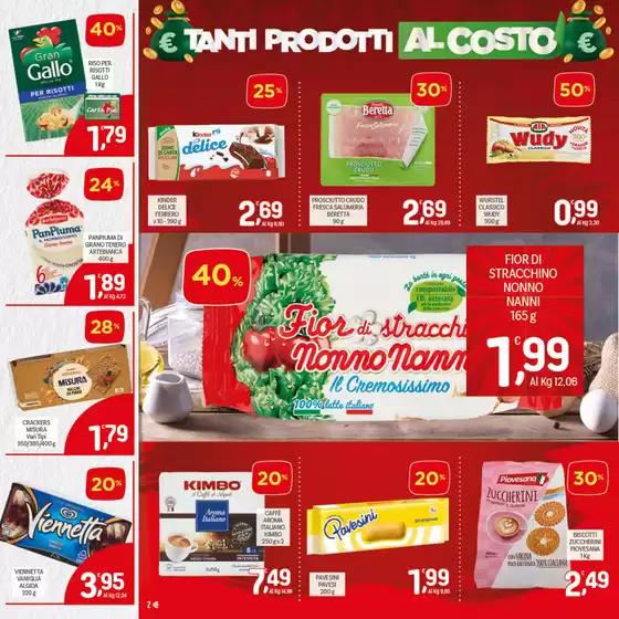 Tanti prodotti al costo