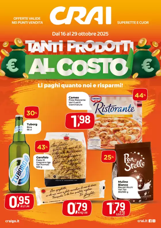 Tanti prodotti al costo
