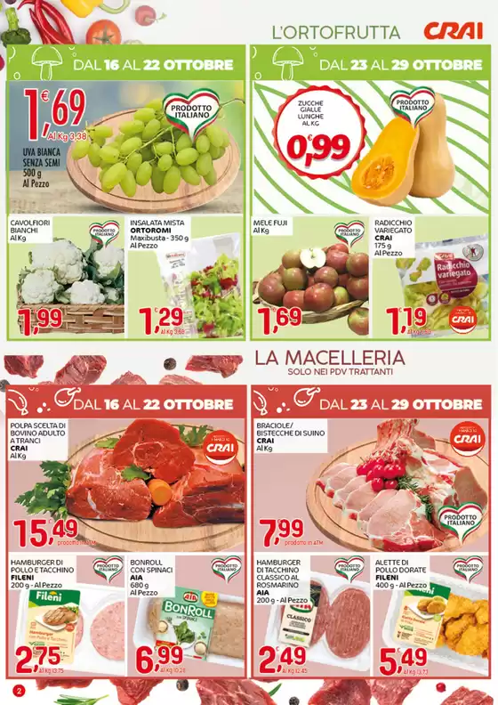 Tanti prodotti al costo