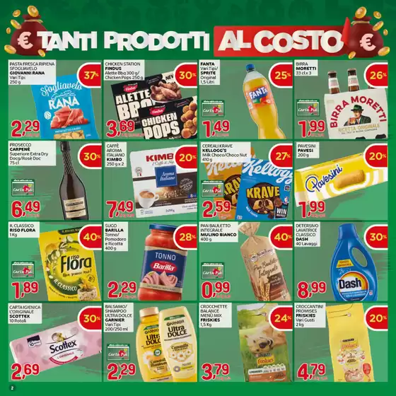 Tanti prodotti al costo
