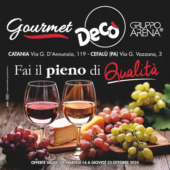 Volantino Decò a Trecastagni | Fai il pieno di qualità | 2025-10-14T00:00:00.000Z - 2025-10-23T00:00:00.000Z