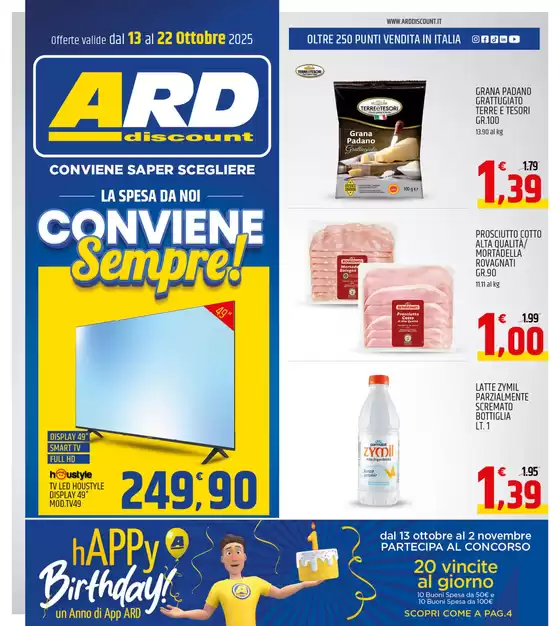 Volantino ARD Discount a Valle dell'Angelo | Super Prezzi | 2025-10-13T00:00:00.000Z - 2025-10-22T00:00:00.000Z