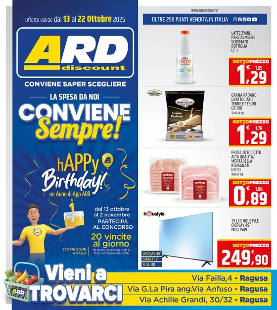 Volantino ARD Discount a Sedico | Conviene sempre! | 2025-10-13T00:00:00.000Z - 2025-10-22T00:00:00.000Z