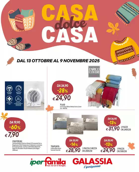 Volantino Iperfamila a Trecastagni | Casa dolce casa | 2025-10-13T00:00:00.000Z - 2025-11-09T00:00:00.000Z