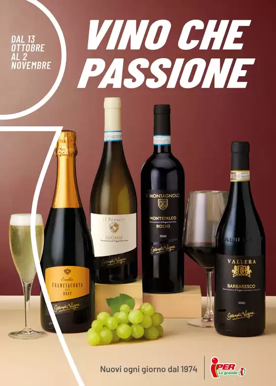 Volantino Iper La grande i a Trecastagni | Vino che passione | 2025-10-13T00:00:00.000Z - 2025-11-02T00:00:00.000Z