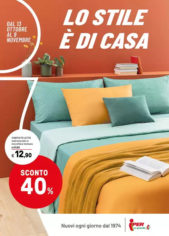 Volantino Iper La grande i a Trecastagni | Lo stile è di casa | 2025-10-13T00:00:00.000Z - 2025-11-09T00:00:00.000Z