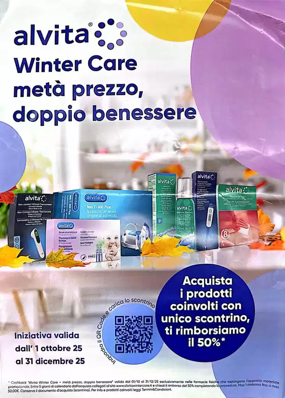 Volantino Farmacia Saggio | Winter care meta prezzo, doppio benessere | 2025-10-13T00:00:00.000Z - 2025-12-31T00:00:00.000Z