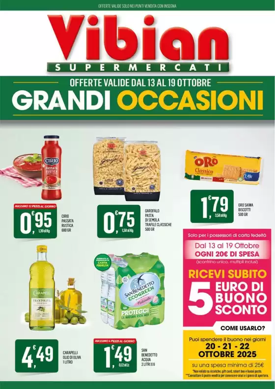 Volantino Vibian a Lunamatrona | Grandi occasioni | 2025-10-13T00:00:00.000Z - 2025-10-20T00:00:00.000Z
