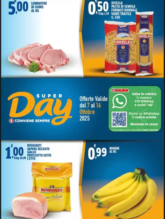 Volantino Orizzonte Supermercati a Lunamatrona | Super day | 2025-10-13T00:00:00.000Z - 2025-10-16T00:00:00.000Z