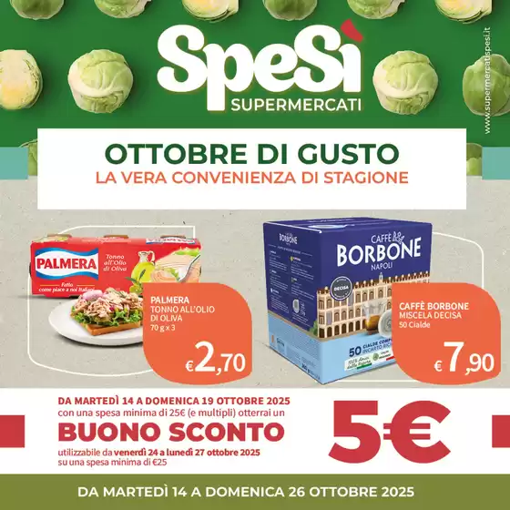 Volantino SpeSì a Porto Torres | OTTOBRE DI GUSTO | 2025-10-14T00:00:00.000Z - 2025-10-26T00:00:00.000Z