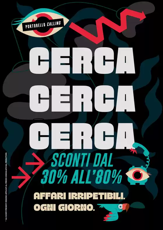Volantino Portobello a Pisa | Sconti dal 30% all 80% | 2025-10-13T00:00:00.000Z - 2025-10-31T00:00:00.000Z