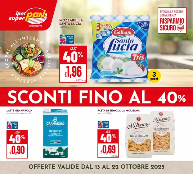 Volantino Iperpan a Villasalto | Sconti fino al 40% | 2025-10-13T00:00:00.000Z - 2025-10-22T00:00:00.000Z