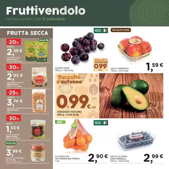 OFFERTE VALIDE DA MERCOLEDÌ 15 A MARTEDÌ 28 OTTOBRE 2025