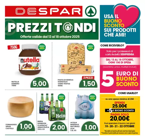 Prezzi tondi